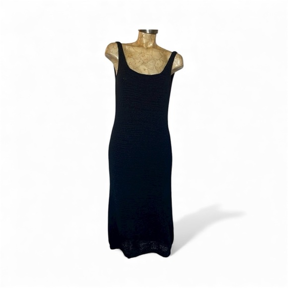 Vince long black knitted dress NWT Perfect condition no damaged just stored away - Picture 1 of 9